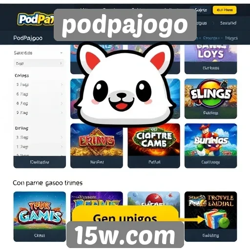 Análise das principais funcionalidades do site podpajogo